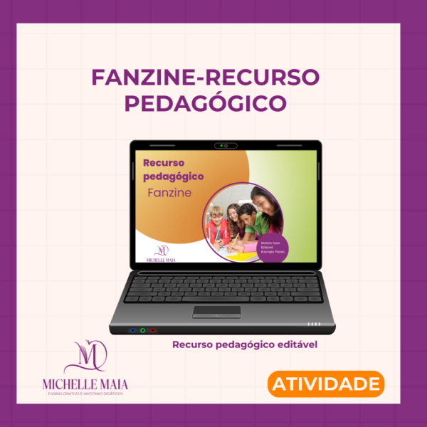 Recurso didático - base para Fanzine editável