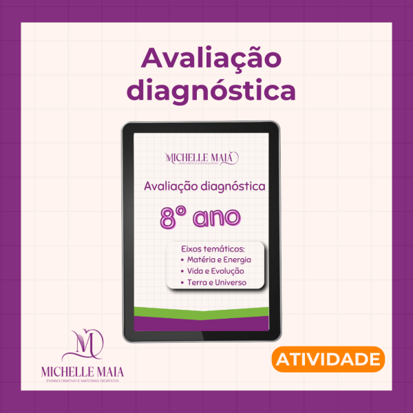 Avaliação diagnóstica de Ciências- 8º ano