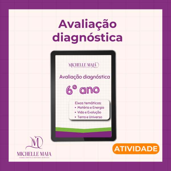 Avaliação diagnóstica de Ciências- 6º ano