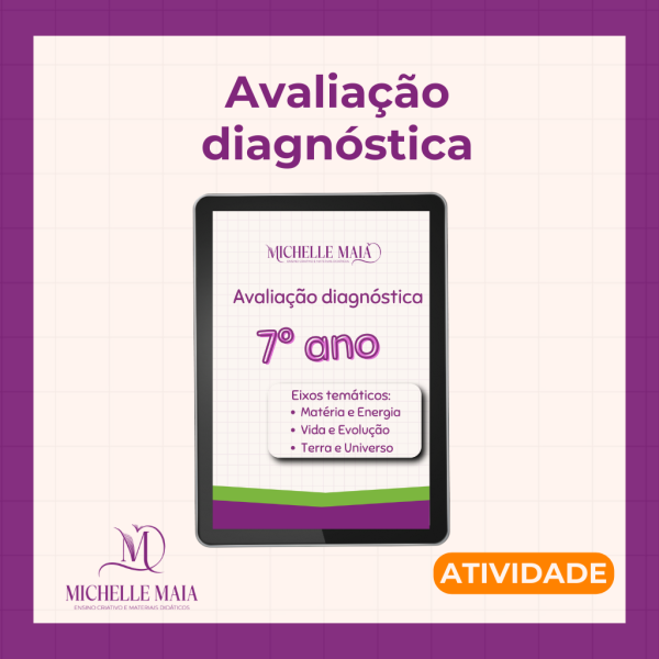 Avaliação diagnóstica de Ciências- 7º ano
