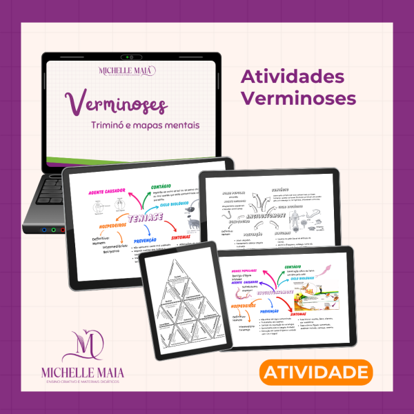 Verminoses- mapas mentais e triminó das verminoses